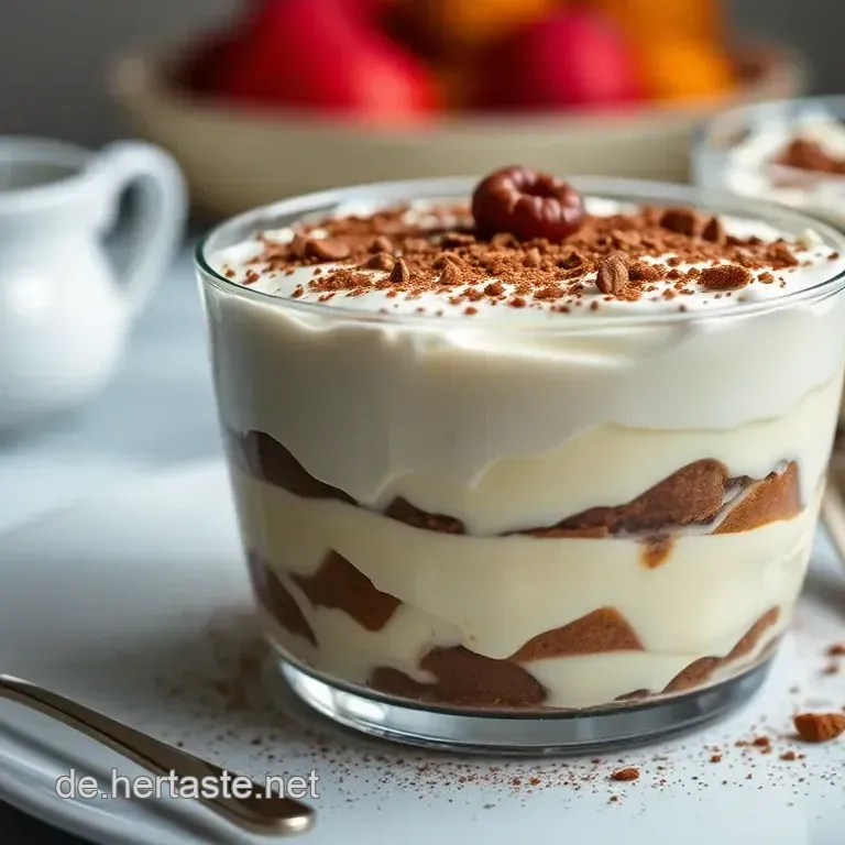 Eierlik&ouml;r-Tiramisu mit Quark & Mascarpone