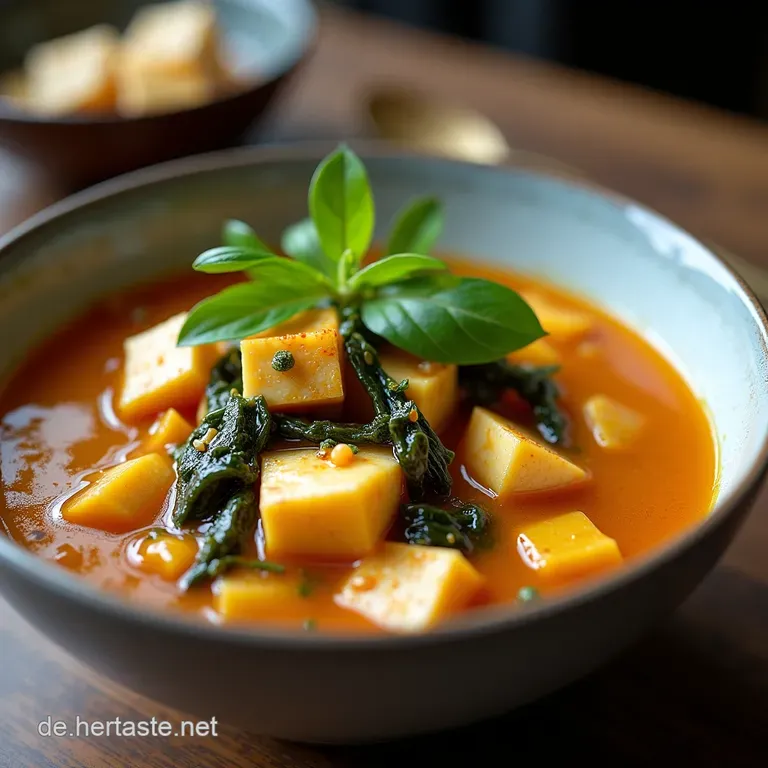 Klassische Miso Suppe mit Tofu und Wakame