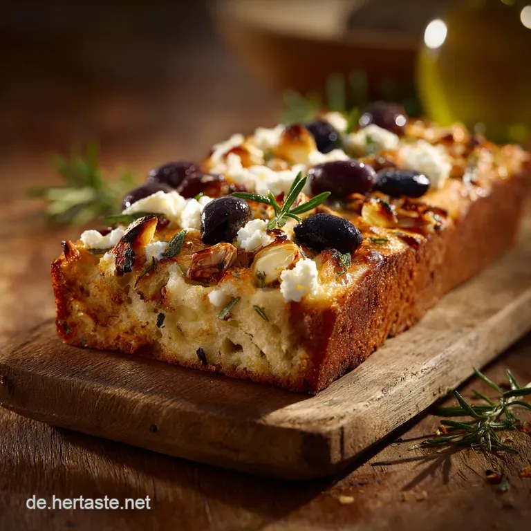Einfaches Kastenbrot Mediterran: Das Saftige No-Knead-Brot Mit Oliven presentation