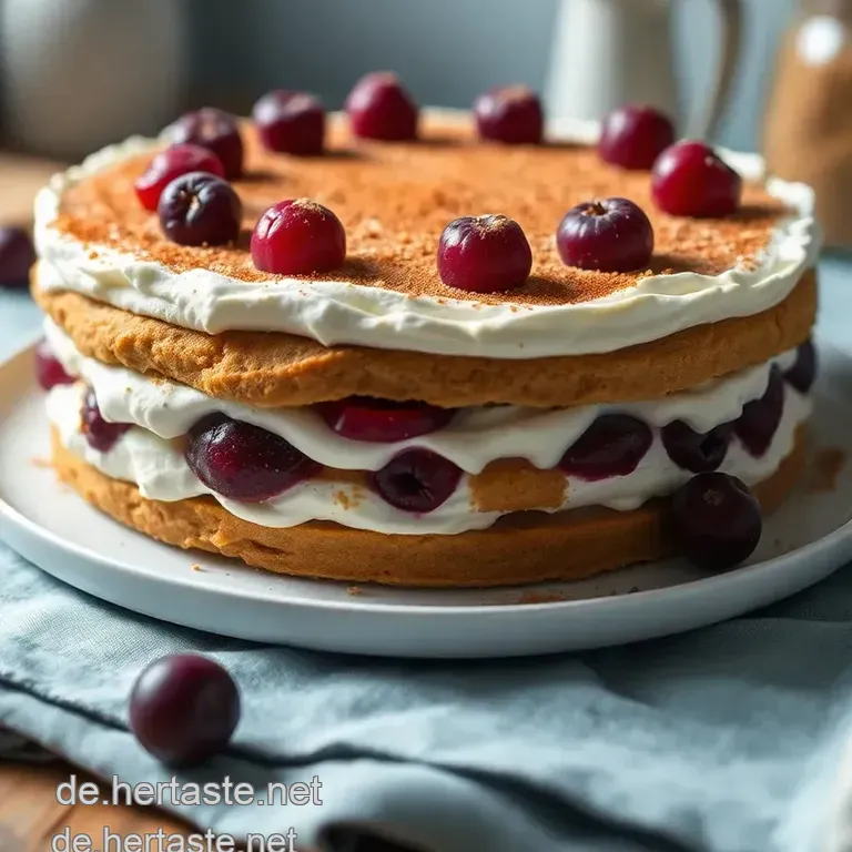 Erdbeer-Tiramisu-Torte: Ein Himmlischer Genuss! presentation