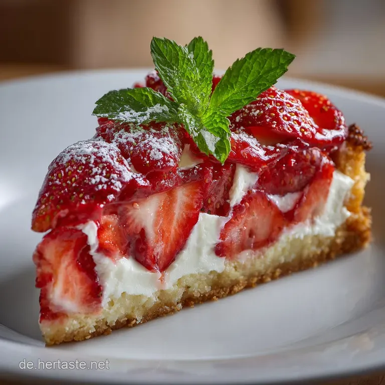 Himmlischer Erdbeerkuchen mit MascarponeTraumcr&egrave;me