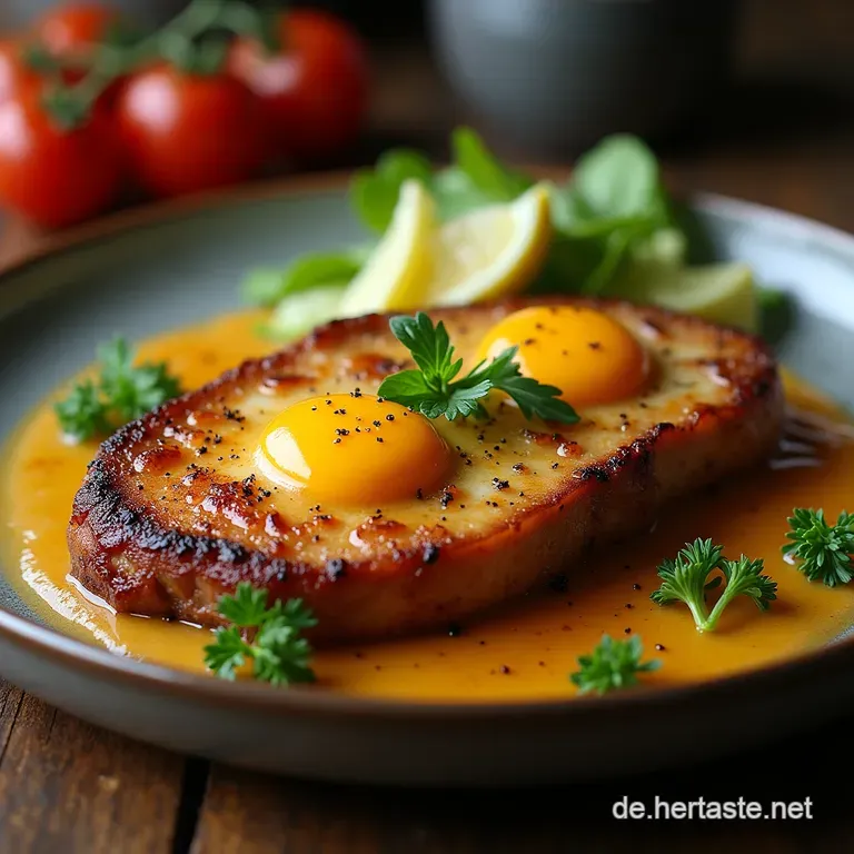 Der Perfekte Falsche Hase Klassischer Hackbraten mit EiKern und herzhafter Glasur