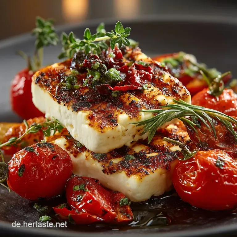 Mediterrane Fetatomatenp&auml;ckchen Vom Grill in 20 Minuten presentation