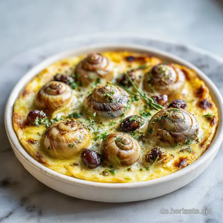 Two Flammkuchen Schnecken plated, the golden pastries dusted with flour, showcasing the layered dough and rich filling.