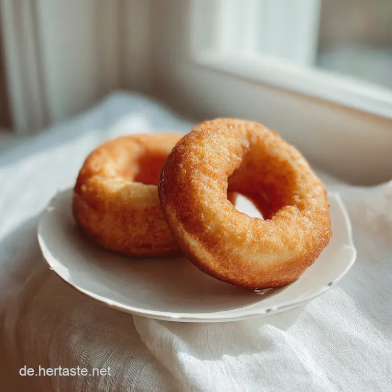 A stack of tender baked donuts, glazed with a light sheen and garnished with a sprinkle of cinnamon.