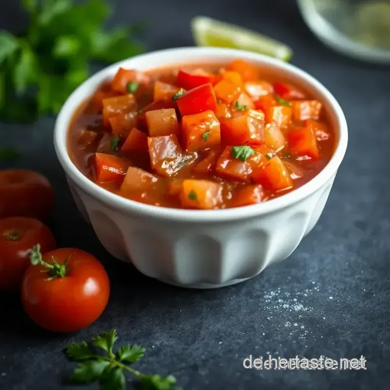 Frische Tomaten-Salsa: Ein Hauch Mexiko Auf Deinem Teller presentation