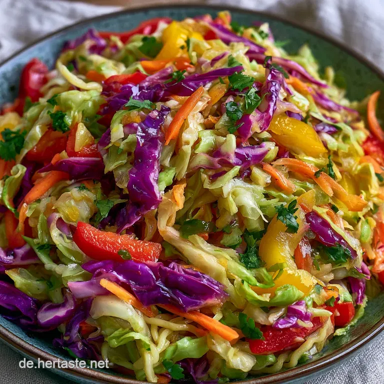 Friss-Dich-Dumm Salat mit Buntem Gem&uuml;se