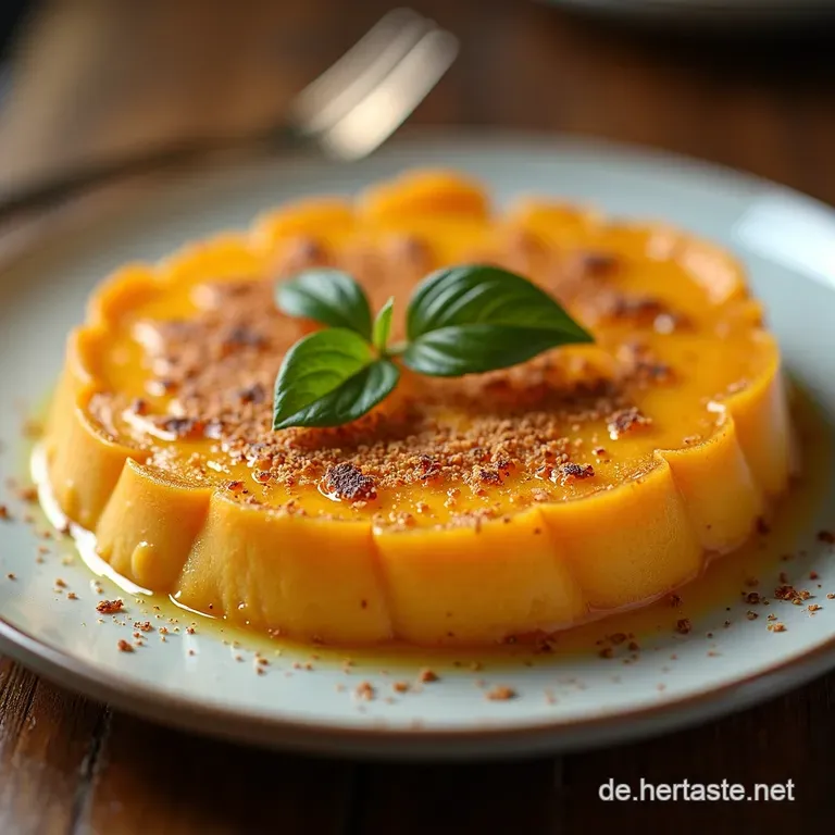 Goldbraun K&ouml;stlich ButternutK&uuml;rbis aus dem Ofen