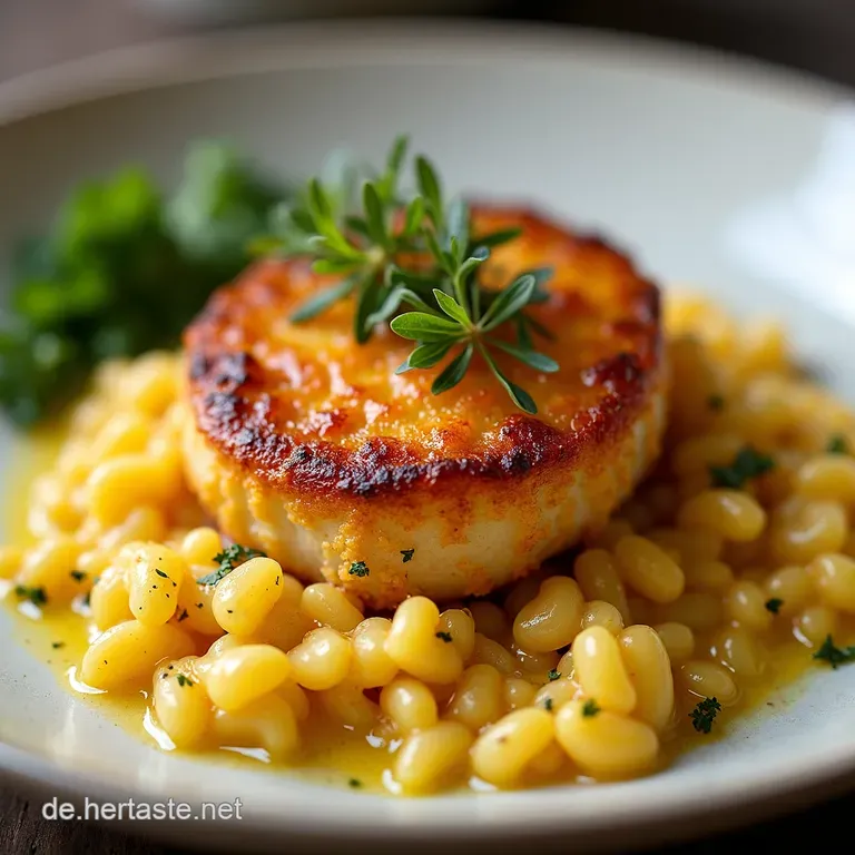 Goldbrauner Genuss Cremiger FenchelSpeckAuflauf mit Bergk&auml;seKruste