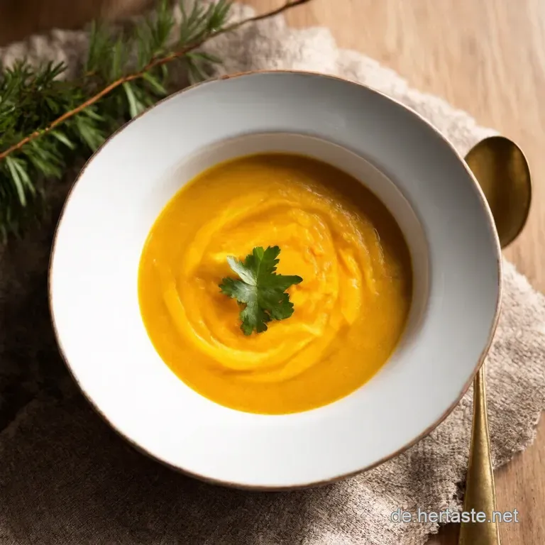 Goldener Herbsttraum Cremige Butternussk&uuml;rbissuppe