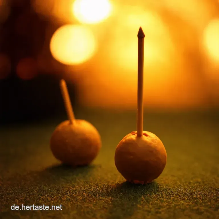 Goldener Schnatz Cake Pops presentation