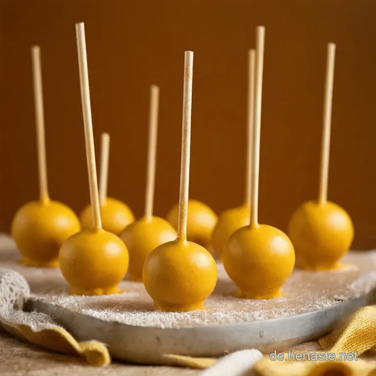 Goldener Schnatz Cake Pops