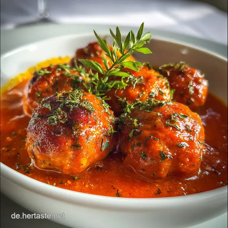 Hackb&auml;llchen in Tomatensauce: Herzhaft & Aromatisch