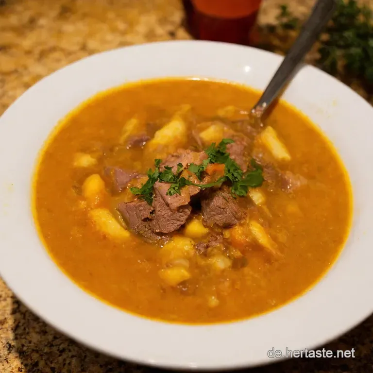 Hackfleischlauchsuppe Der Klassiker F&uuml;r Kalte Tage presentation