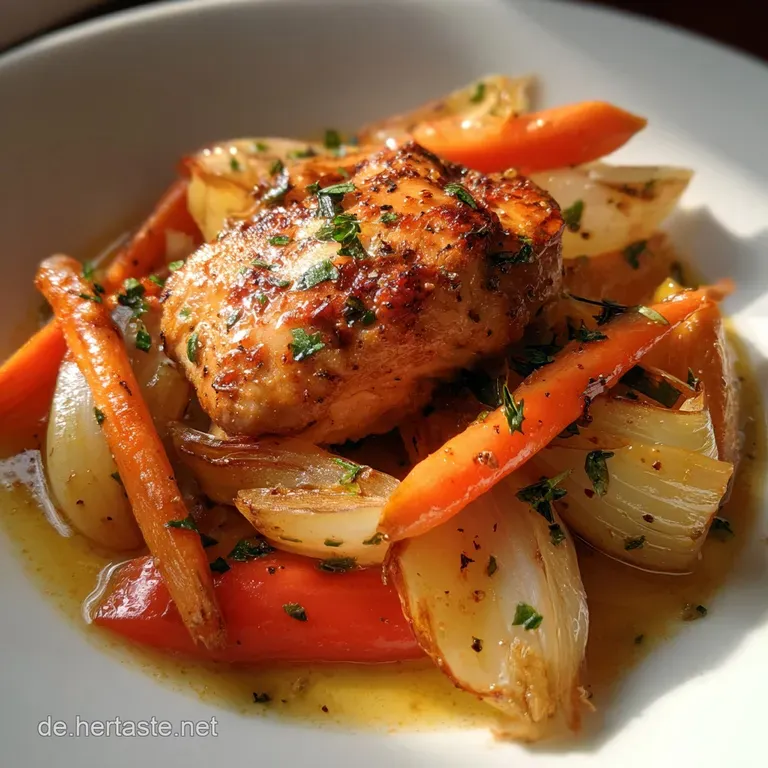 H&auml;hnchen mit Gem&uuml;se: Gesund in 25 Min