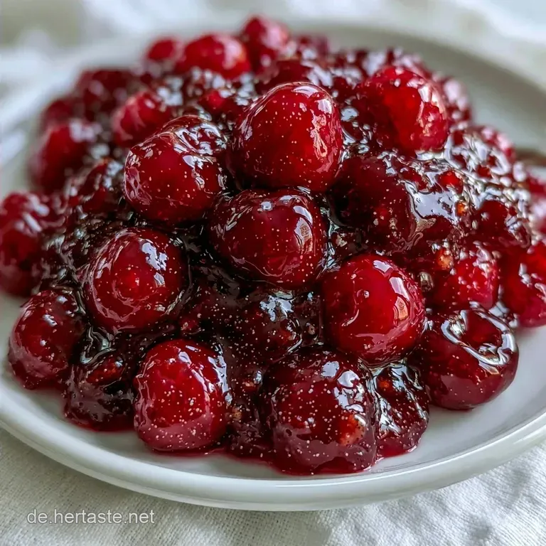 Hausgemachte Kirschenmarmelade mit Gelierzucker 2:1