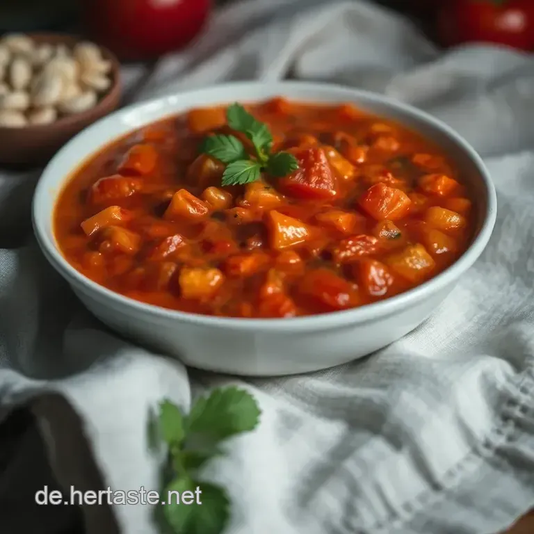 Hausgemachte Tomatenso&szlig;e Nach Omas Art presentation