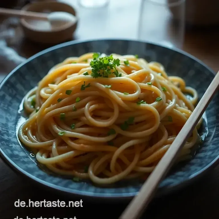 Hausgemachte Udon-Nudeln &ndash; Ein St&uuml;ck Japan in Deiner K&uuml;che! presentation