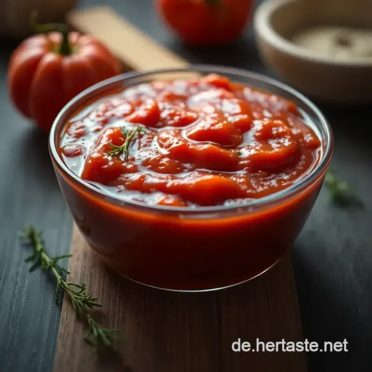 Hausgemachtes Tomatenketchup &ndash; Das Einfachste Und Beste Rezept presentation