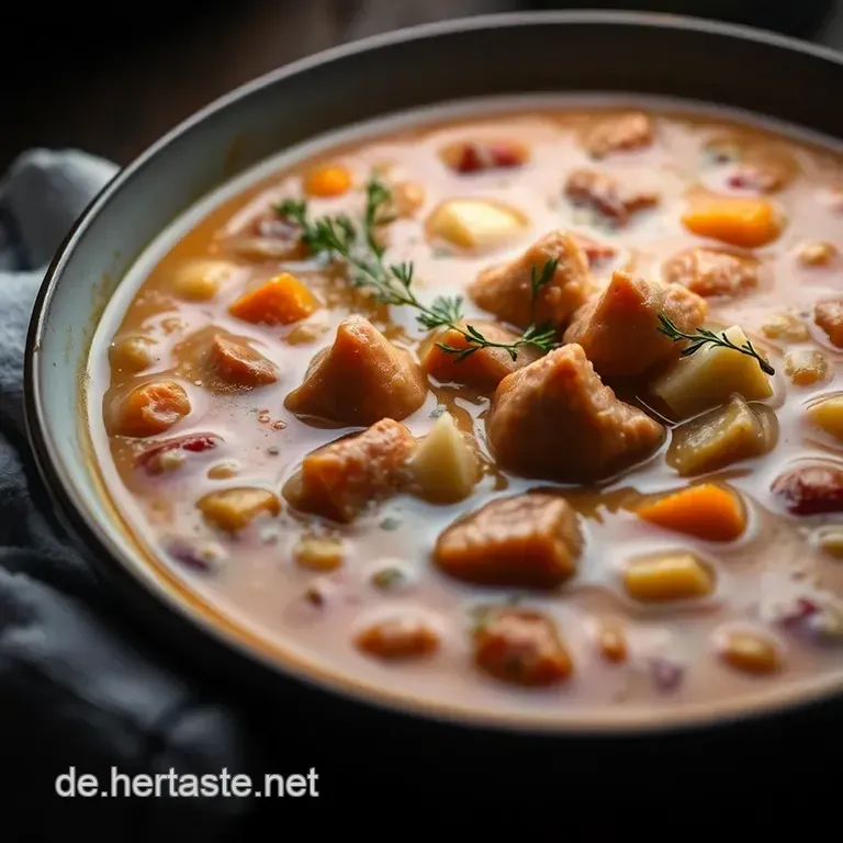 Herzhafte Hack K&auml;se Lauch Suppe &ndash; Ein Genuss F&uuml;r Die Ganze Familie presentation