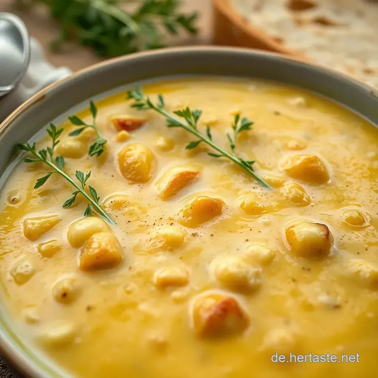 Herzhafte K&auml;se-Lauch-Suppe &ndash; Landfrauen Art