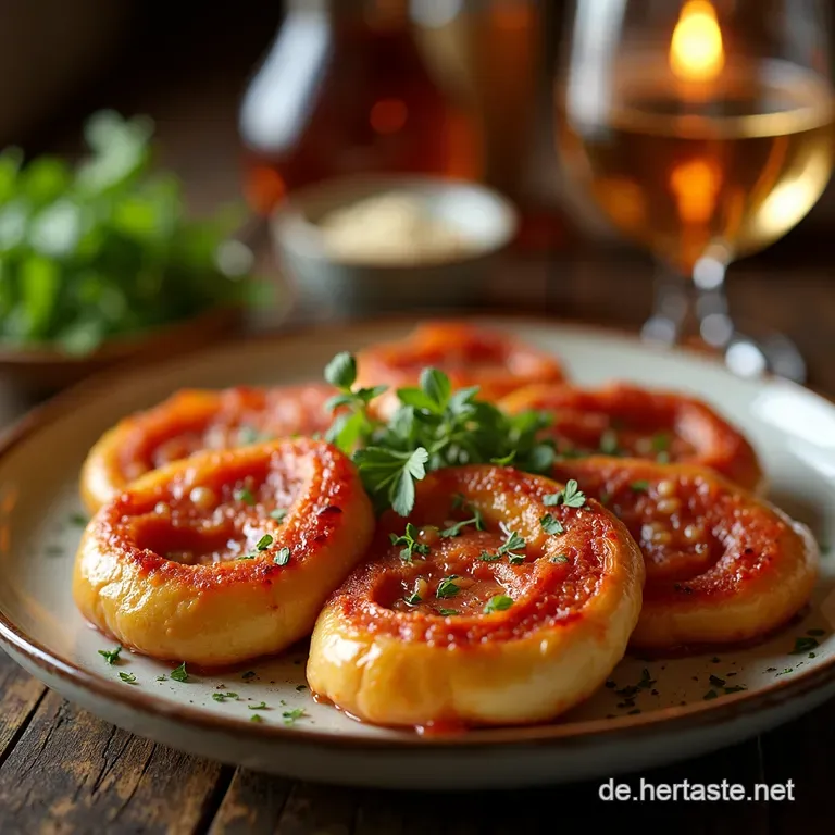 Herzhafte Laugenherzen Mit Speck K&auml;se F&uuml;llung presentation