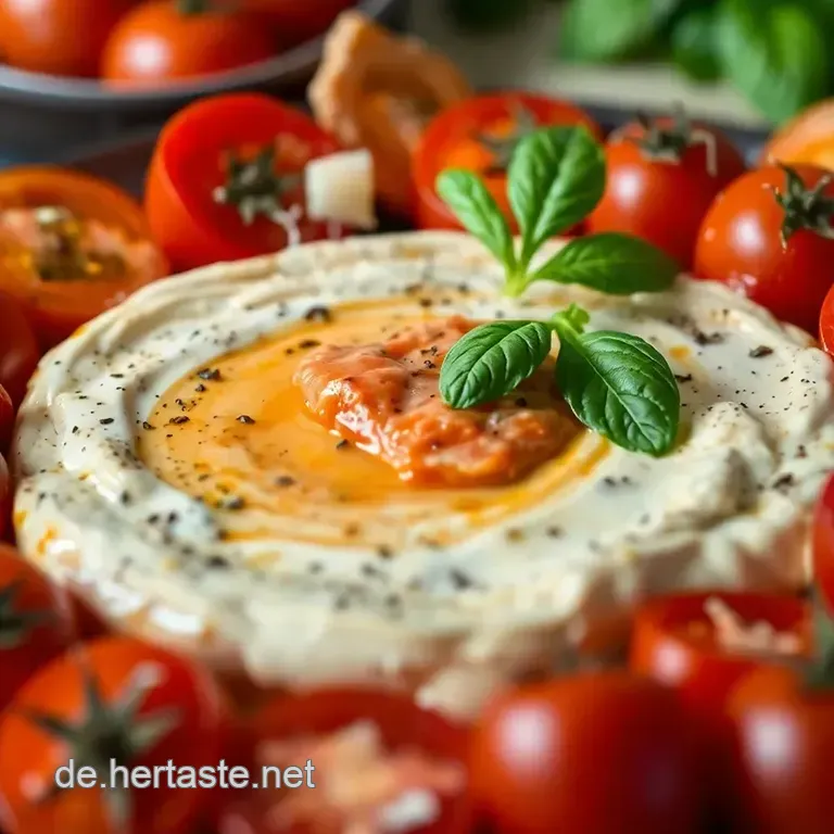 Herzhafter Aufstrich Aus Getrockneten Tomaten presentation