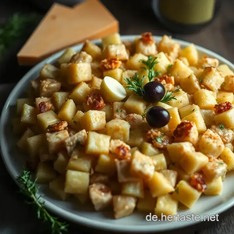 Herzhafter Brokkoli Auflauf Mit K&auml;se Und Kartoffeln presentation