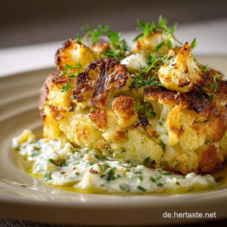 Herzhafter Low Carb Blumenkohlauflauf Schlemmer-Art