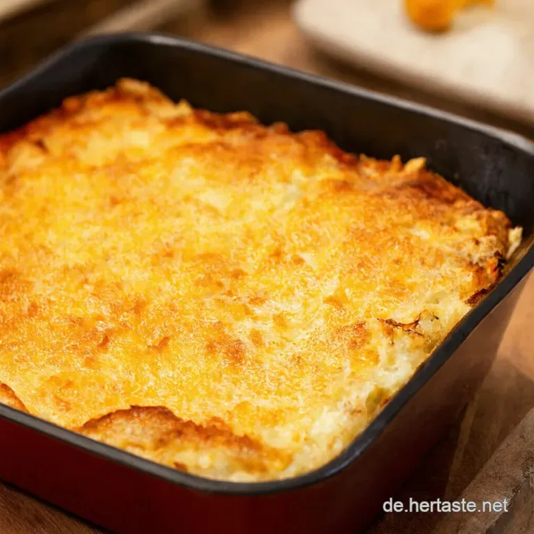 Herzhaftes Wirsinghackfleischgratin presentation
