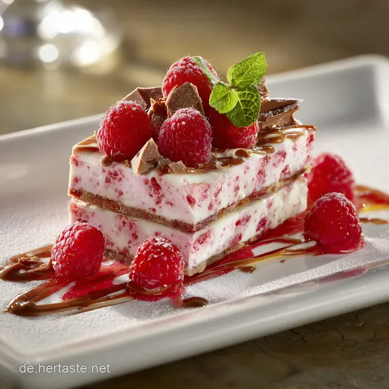 HimbeerDessertT&ouml;rtchen mit KitKat Ruby: Der pinke Genuss ohne Backen!