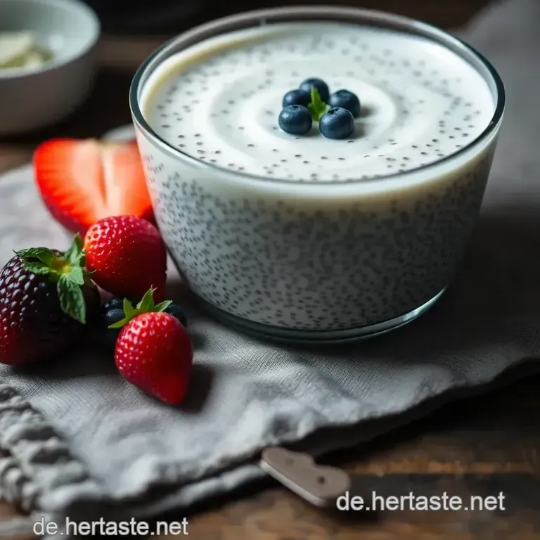 Himmlischer Chia-Pudding F&uuml;r Ein Gesundes Fr&uuml;hst&uuml;ck presentation
