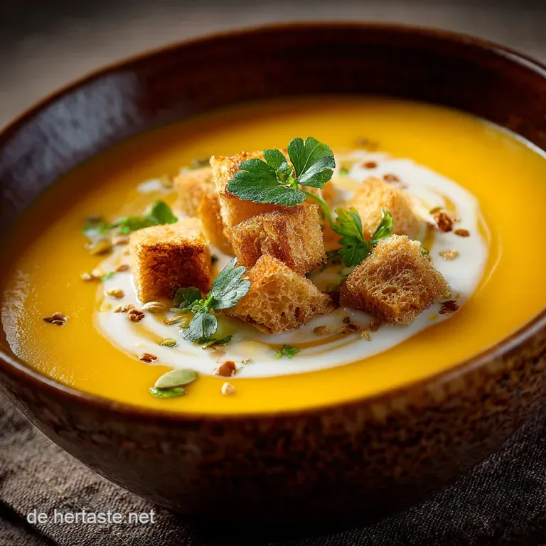 Cremige K&uuml;rbissuppe Mit Hokkaido Samtig W&uuml;rzig Und Unglaublich Einfach Zubereitet presentation