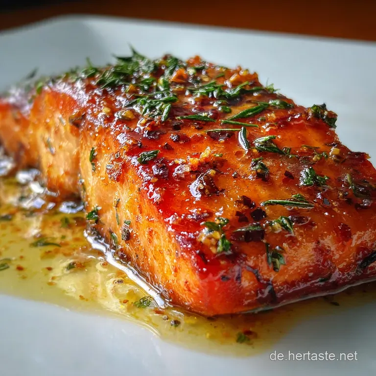 Honig-Lachs: S&uuml;&szlig;-Pikant aus Dem Ofen