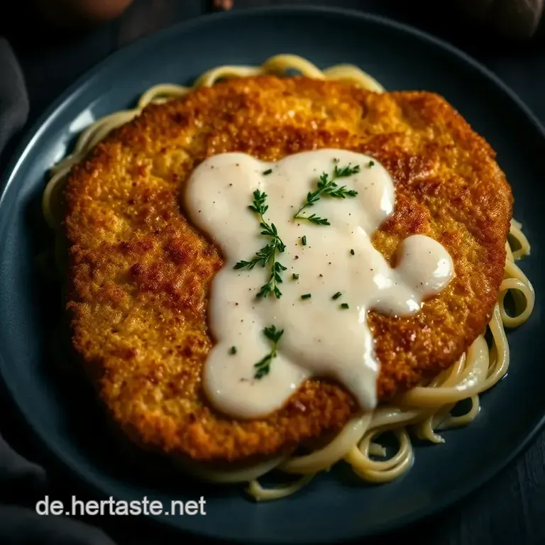 J&auml;gerschnitzel Mit Pilzrahmsauce: Ein Herzhaftes St&uuml;ck Deutschland presentation