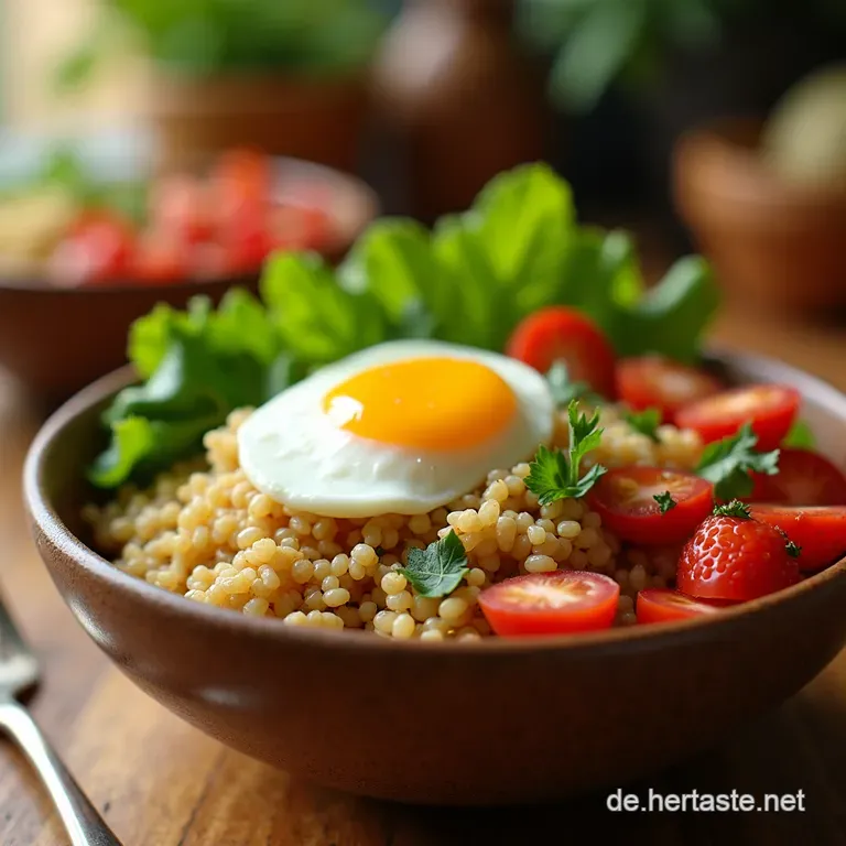 Joggingkickstart Quinoabowl Mit Beeren Und N&uuml;ssen presentation