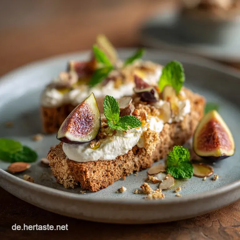 Joghurt Cantuccini Dessert mit Pfirsichen Italienischer Sommer im Glas
