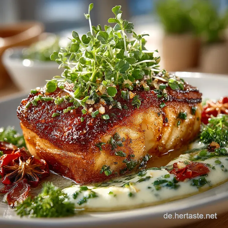 Saftiger Kabeljau aus dem Ofen Unser Klassiker in aromatischer KnoblauchKr&auml;uterButter