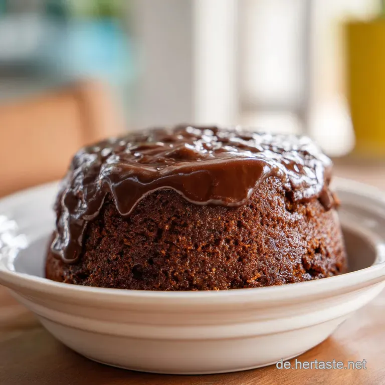 Stacked slices of no-bake chocolate biscuit cake on a white plate. Rich, dark chocolate layers with light powdered sugar d...