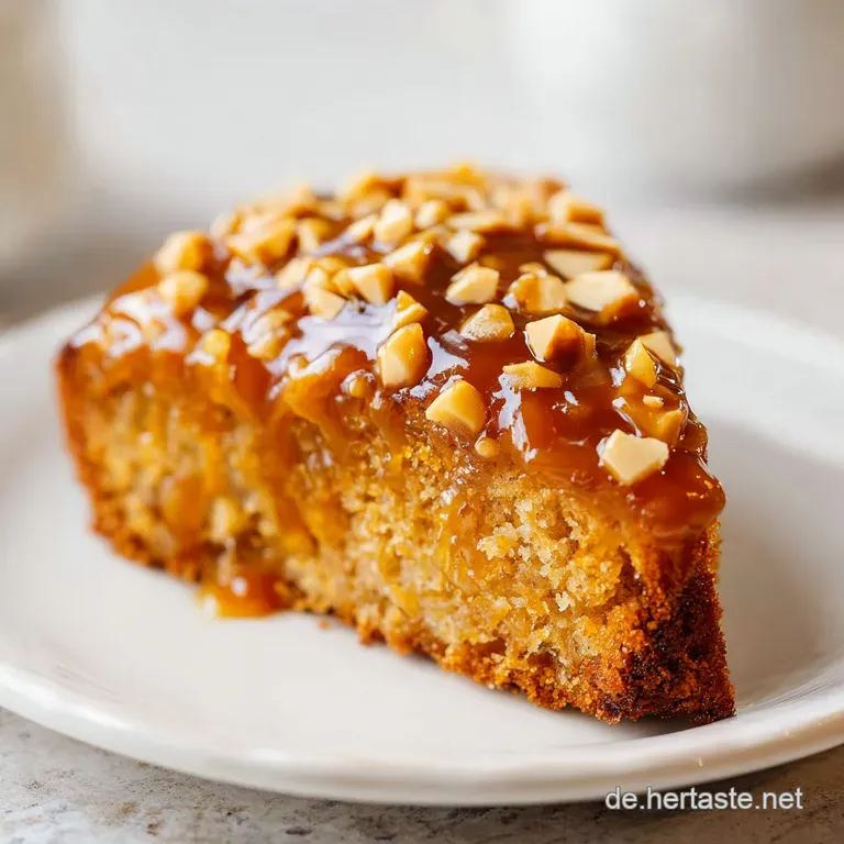 Karamell Honig Nusskuchen: Samtig und Knusprig