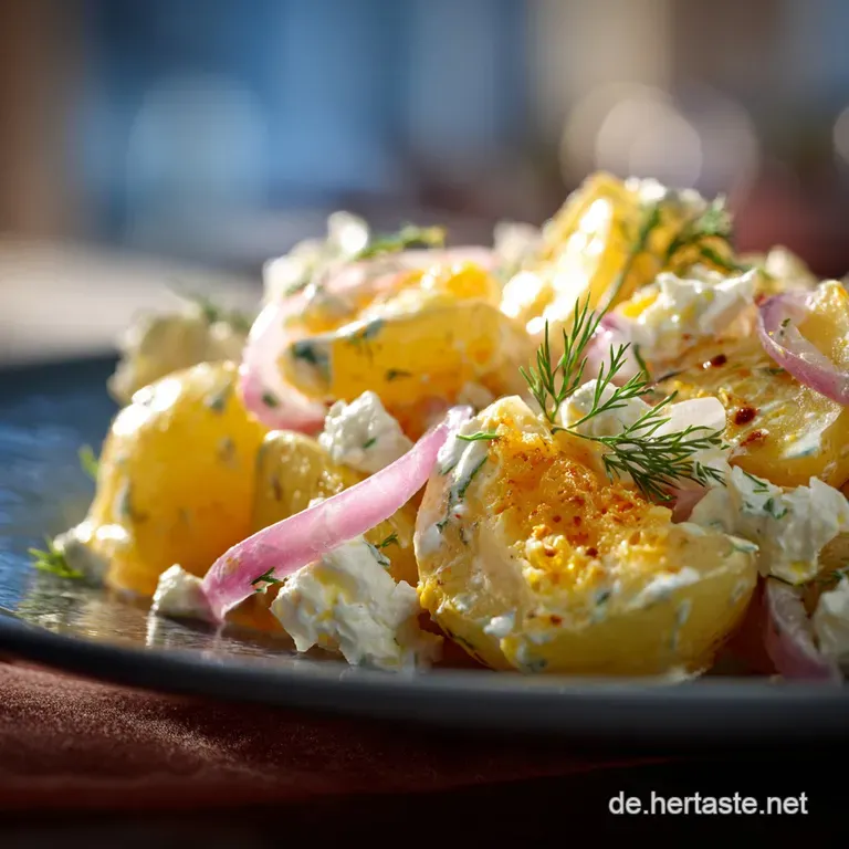 Kartoffelsalat mit Br&uuml;he Schw&auml;bischer Goldstandard Omas Klassiker