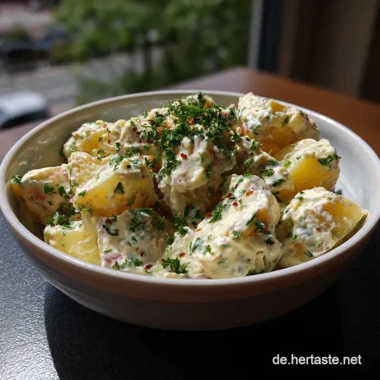 Kartoffelsalat Mit Mayo Und Joghurt