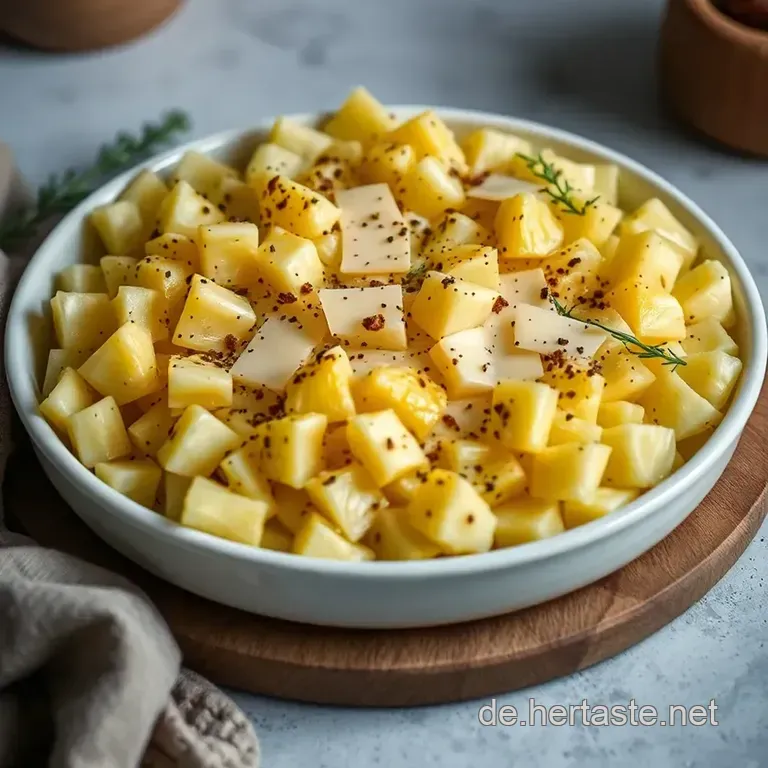 K&auml;se-Goldener Blumenkohl &Uuml;berbacken presentation