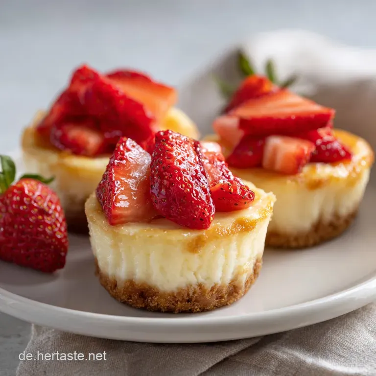 K&auml;sekuchen Happen: Lecker & Frisch
