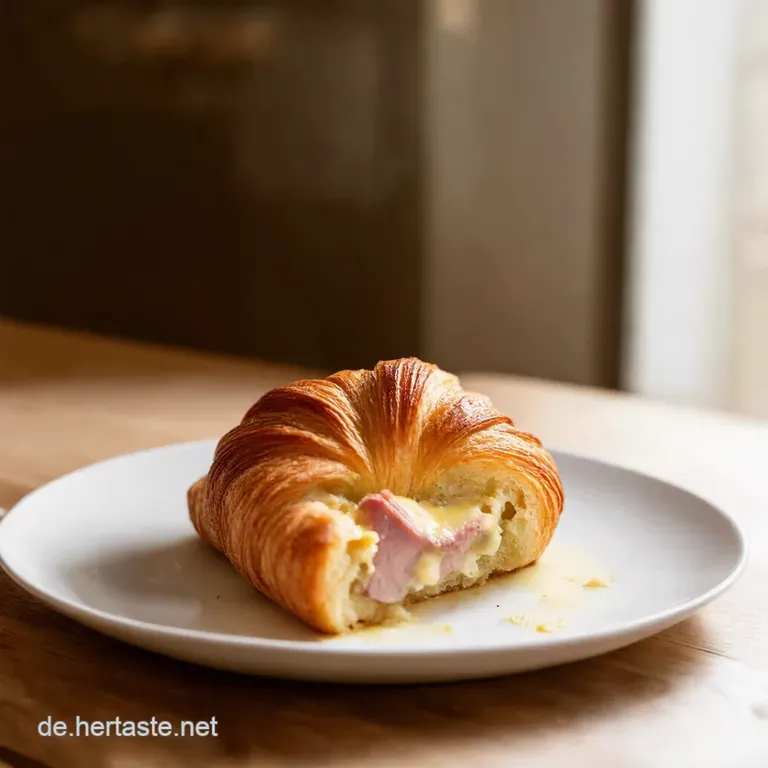 K&auml;sschinkencroissant Traum So Einfach So Gut presentation