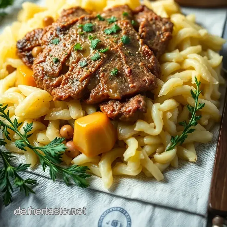 Kasslerbraten Mit Sauerkraut Und Kartoffelbrei presentation
