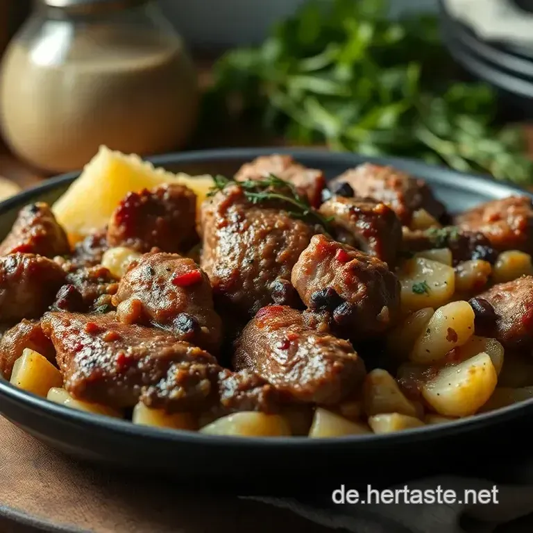Kasslerbraten mit Sauerkraut und Kartoffelbrei