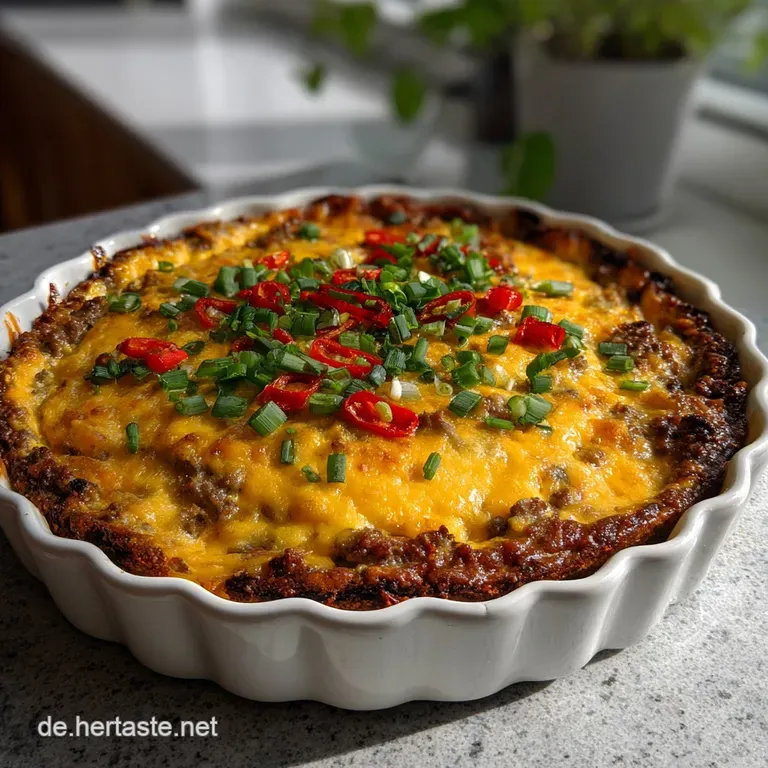 Fleischfans Aufgepasst Low Carb Keto CheeseburgerQuiche