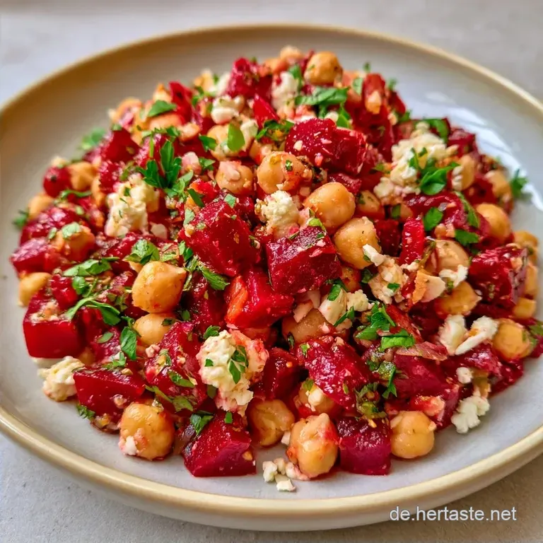 Kichererbsensalat Mit Feta Und Rote Bete