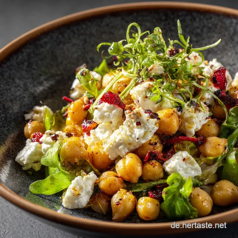 KichererbsenSalat mit Feta Das einfache Rezept &aacute; la Grieche